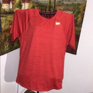 Reebok size large‎ red quick dry workout gym casual short sleeve tee comfy